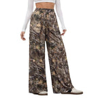 Women's Casual Palazzo Pants in Modern Camouflage