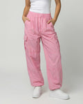 Women's High-Waisted Balloon Cargo Pants