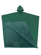 Women's Cozy Hooded Poncho in Soft Microfleece