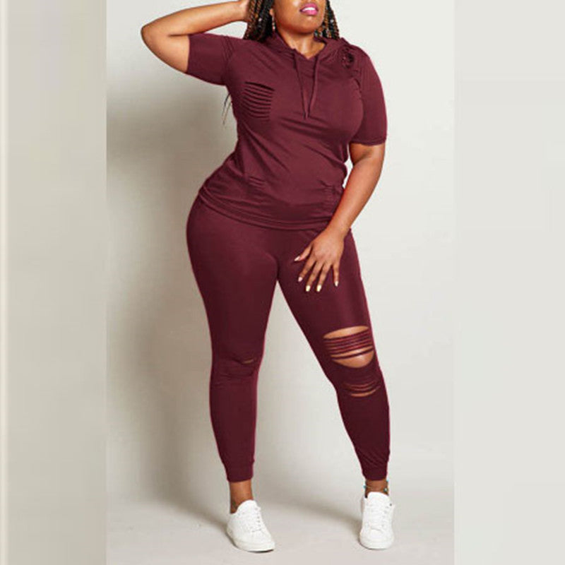 Women's Jogging Suit with Stylish Zipper Details and Sporty Fit