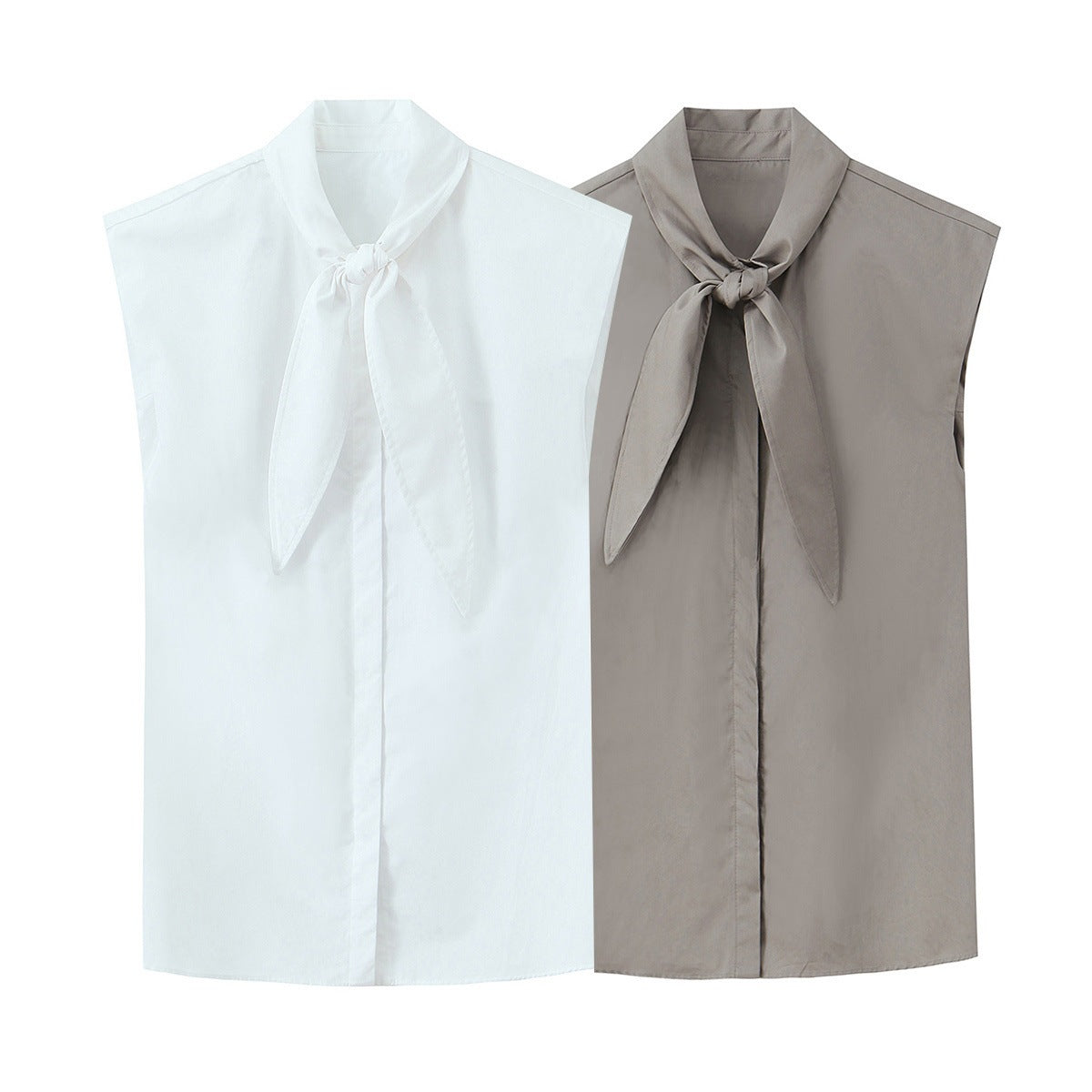 Women's Tie-Neck Blouse