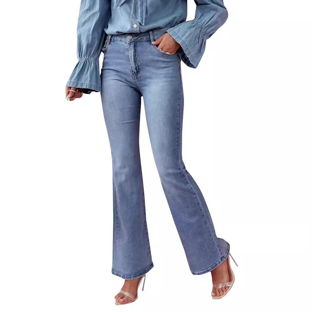 Women's Flared Jeans in Elegant Vintage Style