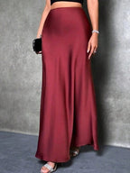 Women's Maxi Skirt with Flowing Cut