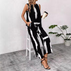 Women's Blouse Set with Casual Cut and Trendy Pattern