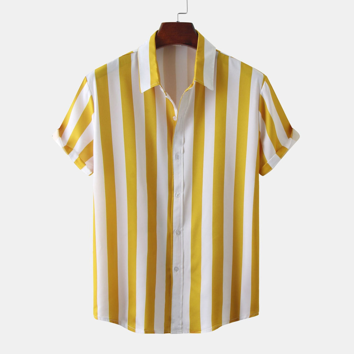 Women's Short-Sleeve Striped Shirt