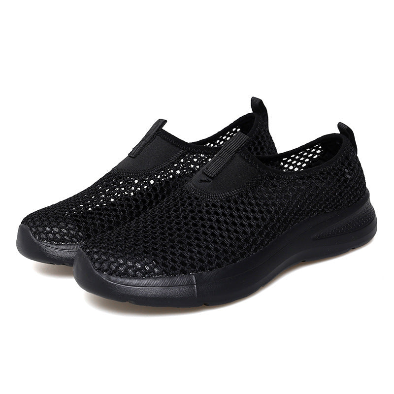 Women's Breathable Slip-On Sneakers with Elastic Design