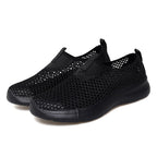 Women's Breathable Slip-On Sneakers with Elastic Design