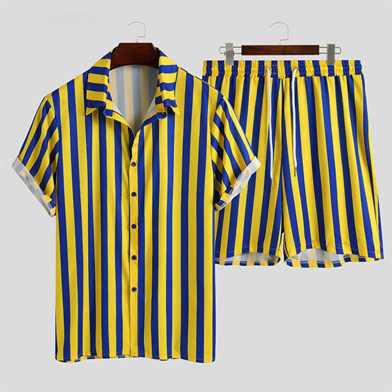 Women's Casual Striped Matching Set