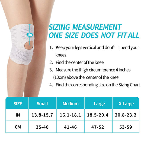 Adjustable Open Patella Knee Support Brace