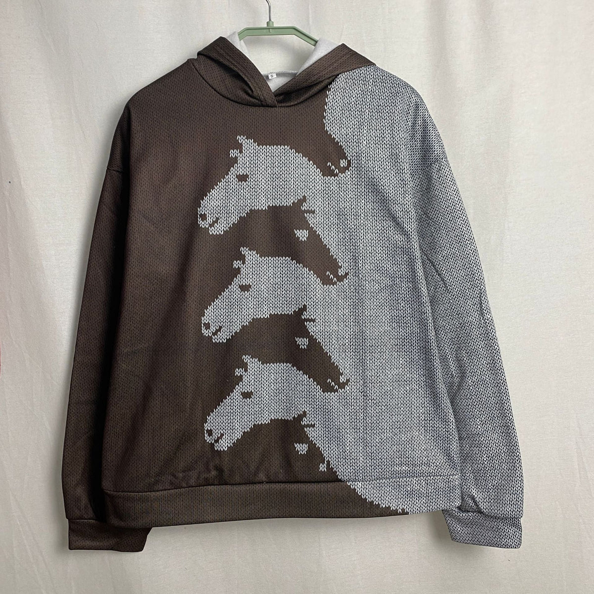 Women's Cozy Horse Print Hoodie