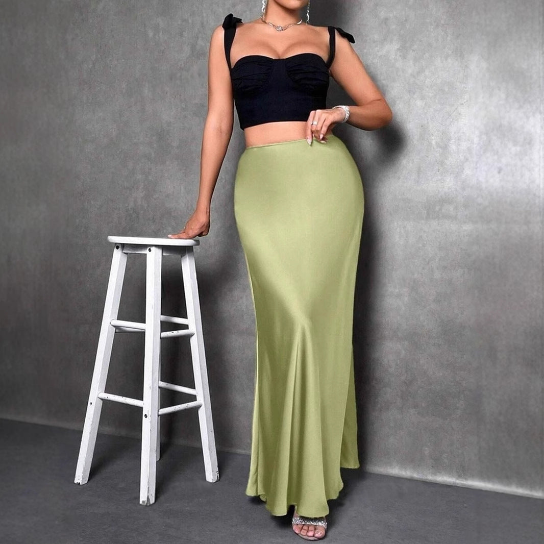 Women's Maxi Skirt with Flowing Cut