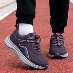 Women's Breathable Running Sneakers with Quick-Lace System