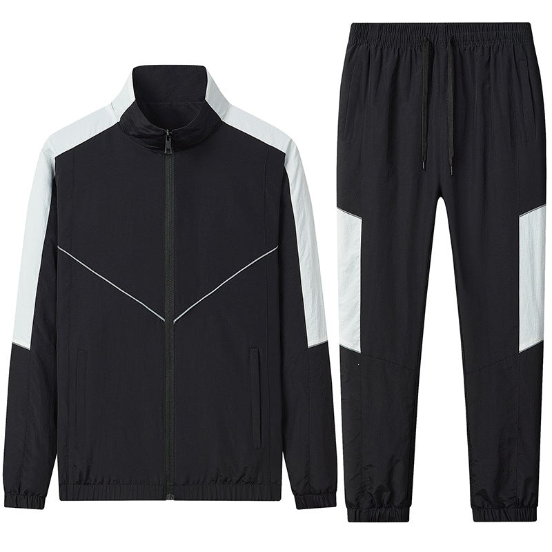 Men's Two-Piece Breathable Nylon Training Set