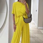 Women's Comfortable Wide-Leg Set