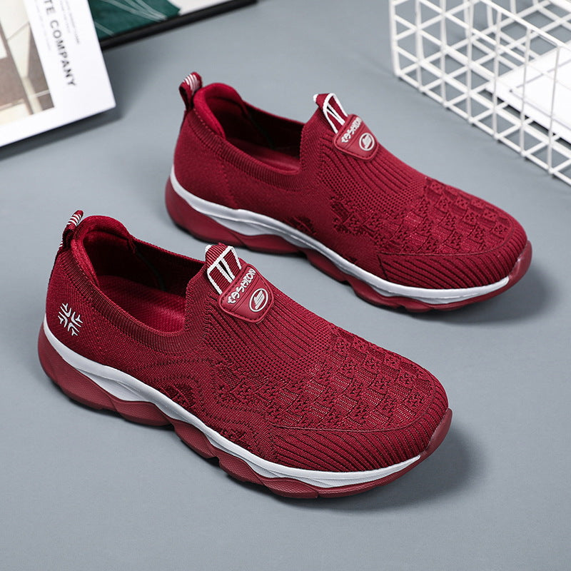 Women's Breathable Slip-On Sneakers with Flexible Midsole