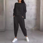 Casual Two-Piece Sweat Suit
