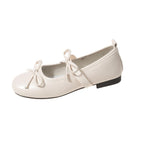 Women's Ballet Flats with Decorative Bow Detail