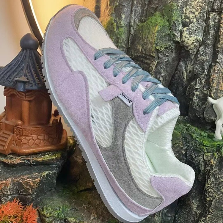 Women's Breathable Sneakers with Flexible Upper and Non-Slip Sole