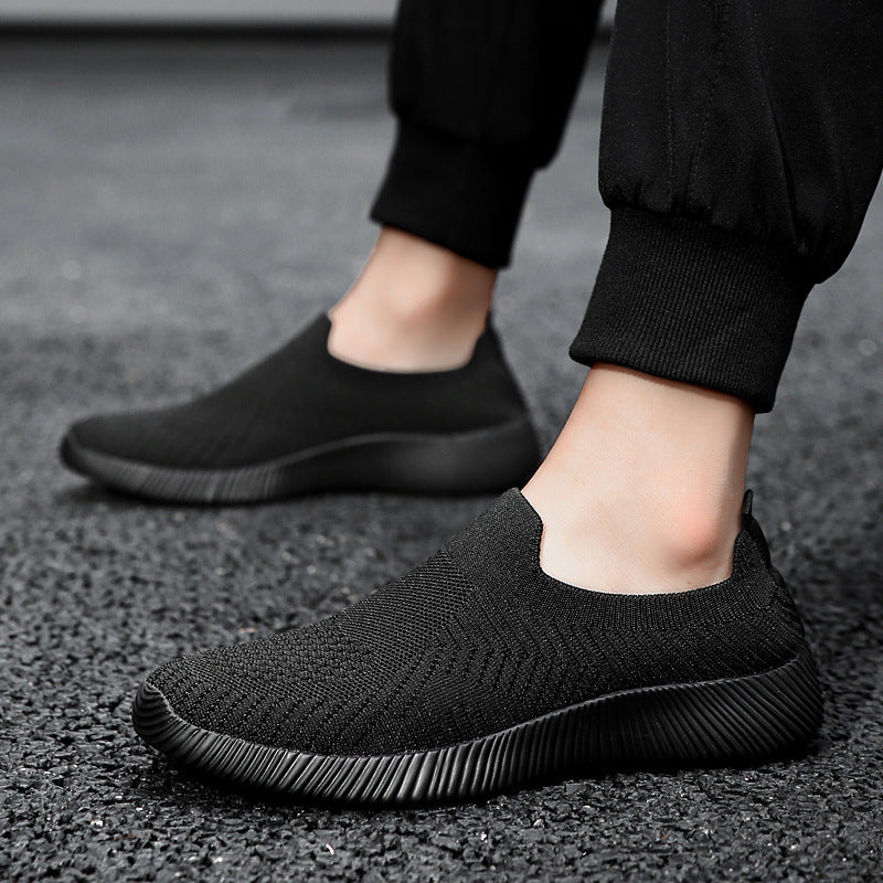 Women's Breathable Slip-On Sneakers with Elastic Upper