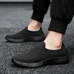 Women's Breathable Slip-On Sneakers with Elastic Upper