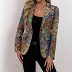 Women's Floral Blazer Jacket