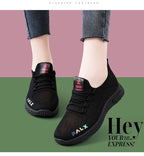 Women's Breathable Casual Sneakers with Flexible Sole