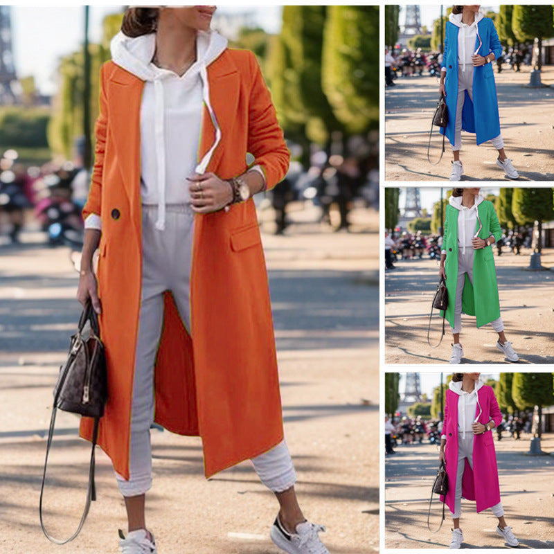 Women's Elegant Longline Blazer