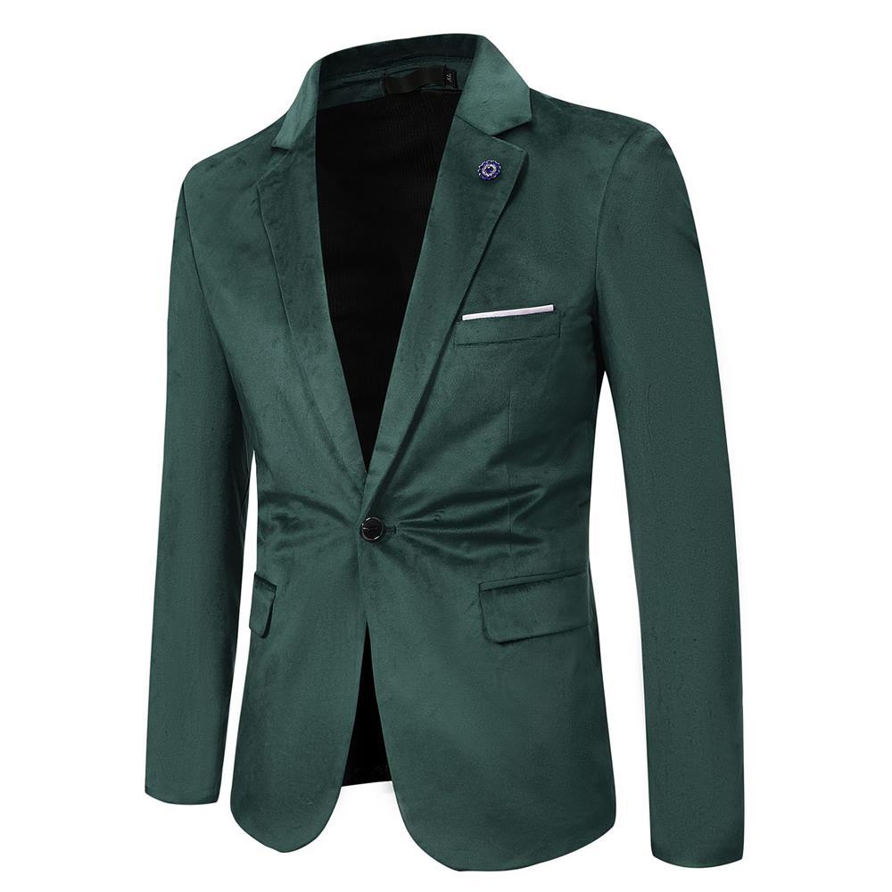 Women's Elegant Slim Fit Velvet Blazer