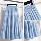 Women's Casual Vintage-Style Midi Skirt