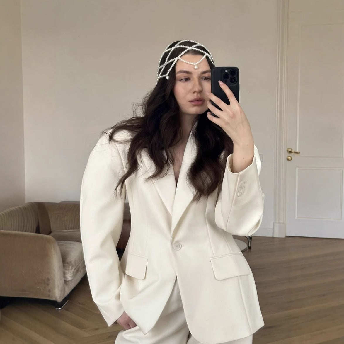 Elegant Tailored Blazer Jacket