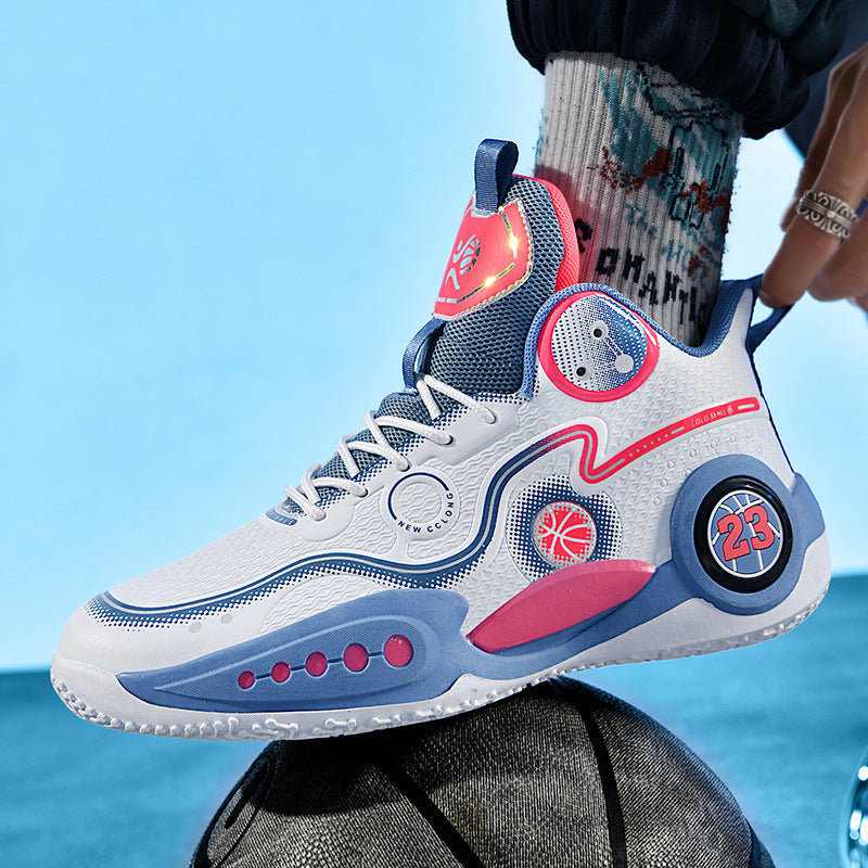 Women's Basketball Sneakers with Innovative Cushioning System and Non-Slip Sole