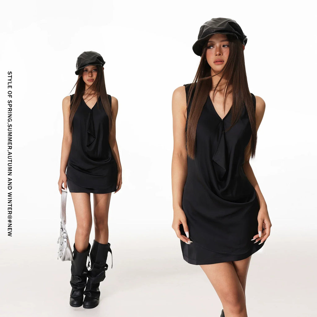 Faux Leather Baker Boy Cap with Quilted Panel
