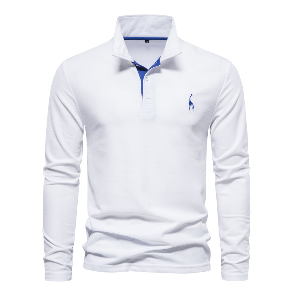 Men's Breathable Cotton Polo Shirt