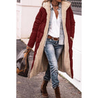 Women's Lined Parka with Hood and Casual Cut