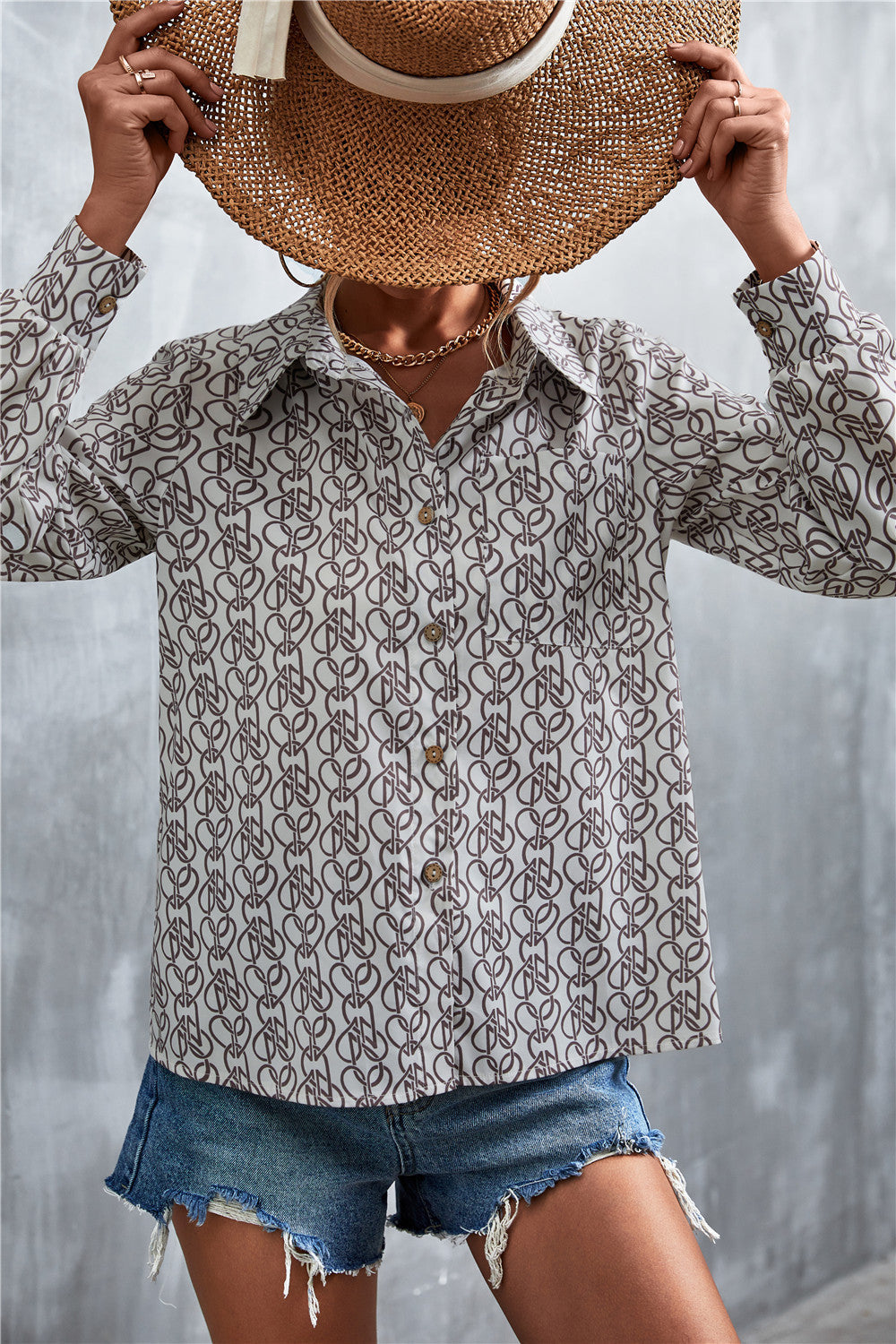 Women's Paisley Print Shirt