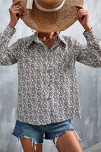 Women's Paisley Print Shirt