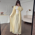 Elegant Long Coat with Soft Flowing Silhouette