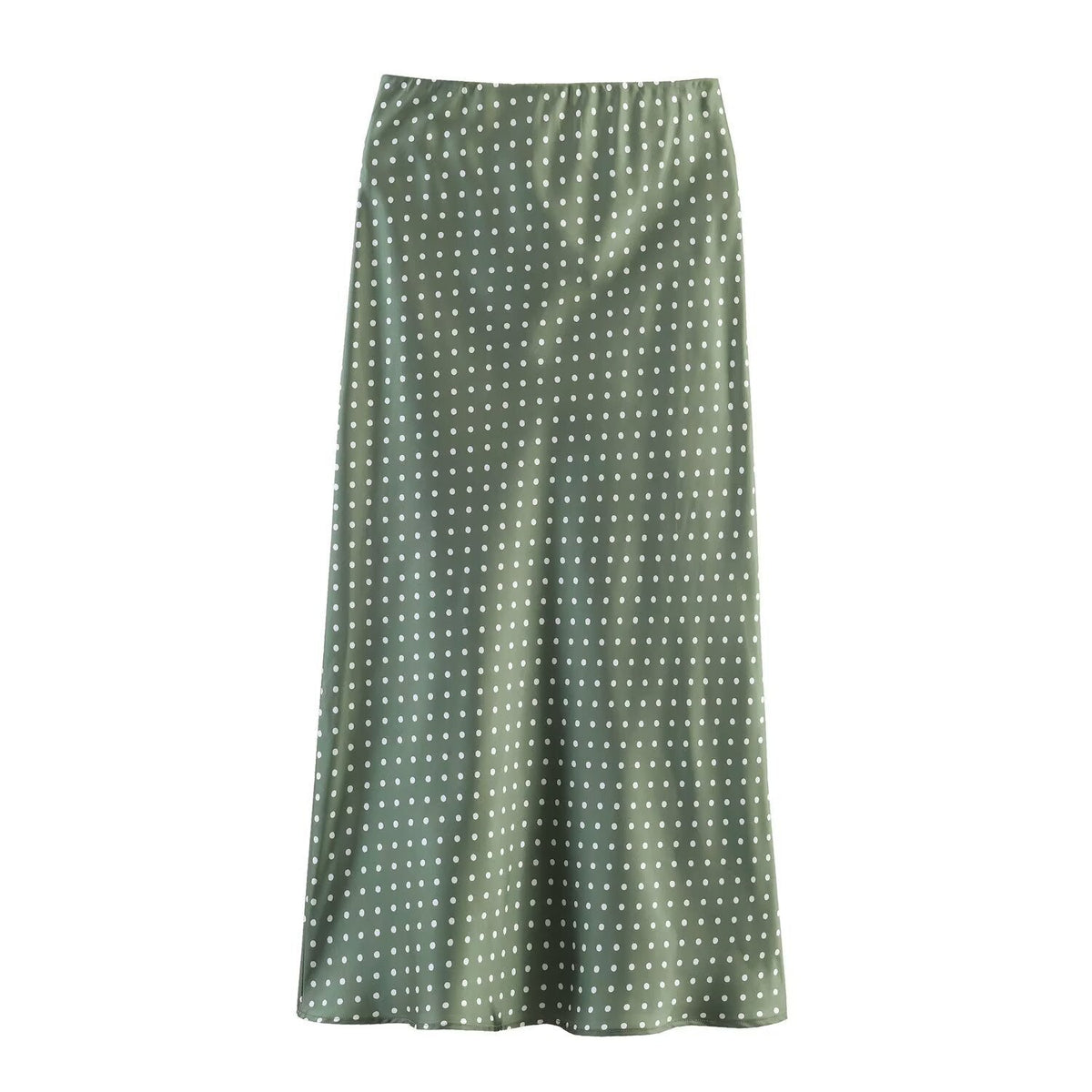 Women's Polka Dot Midi Skirt