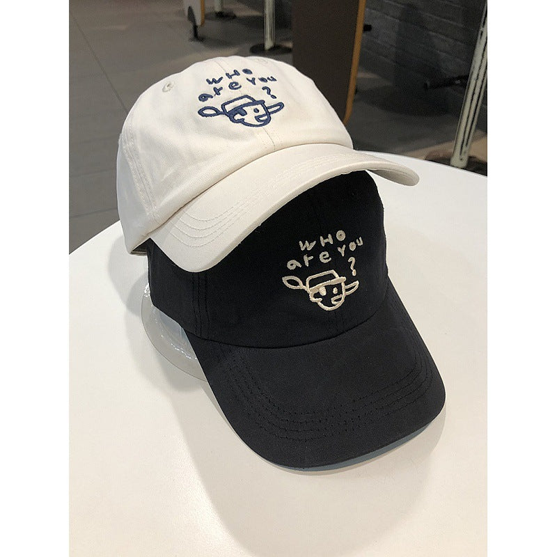 Men's Embroidered Character Casual Cap