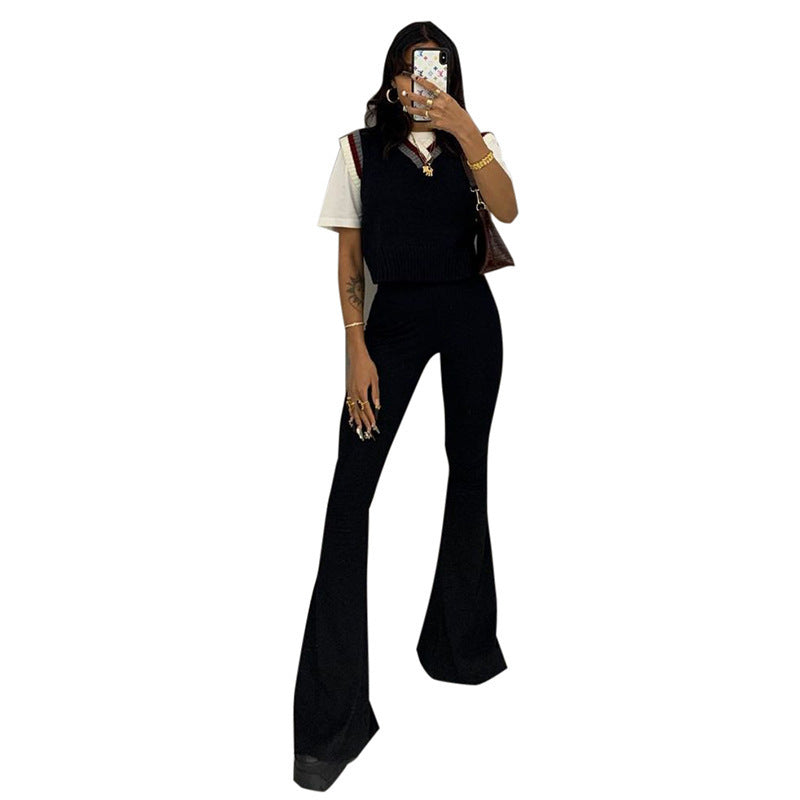 Women's High-Waisted Flared Leggings