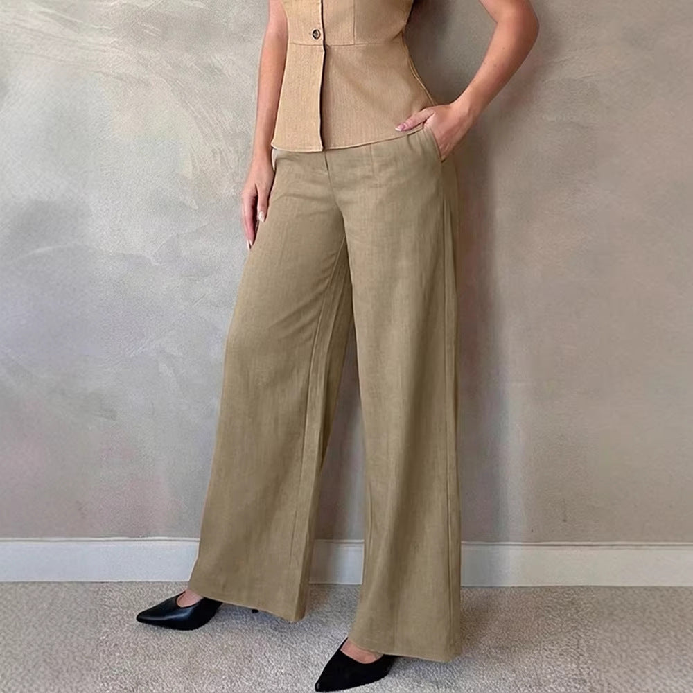 Women's Elegant High-Waisted Palazzo Pants