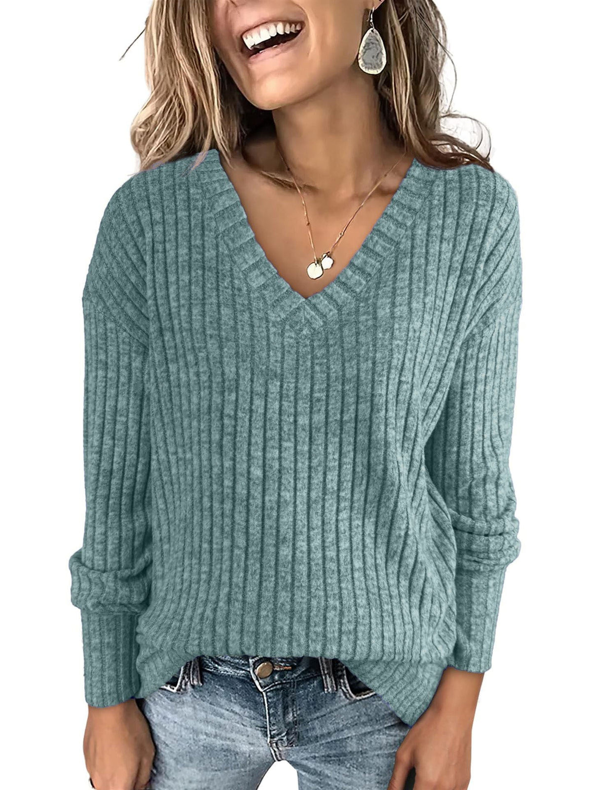 Women's V-Neck Sweater