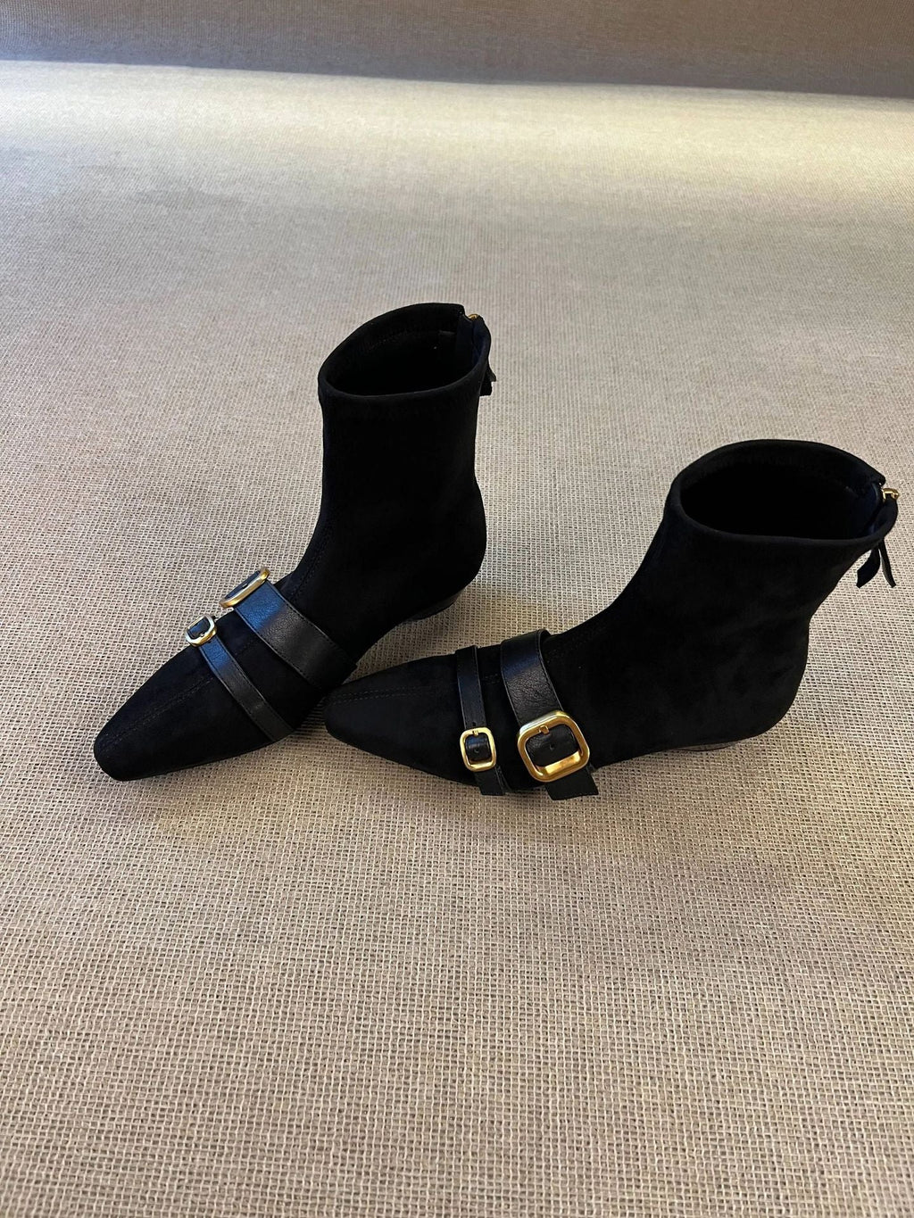 Women's Ankle Boots with Elegant Strap