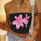 Women's Floral Bandeau Top