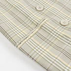 Women's Elegant Plaid Blazer Jacket