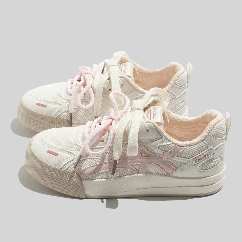 Women's Breathable Casual Sneakers with Mesh Upper and Non-Slip Sole