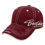 Men's Distressed Casual Cotton Baseball Cap