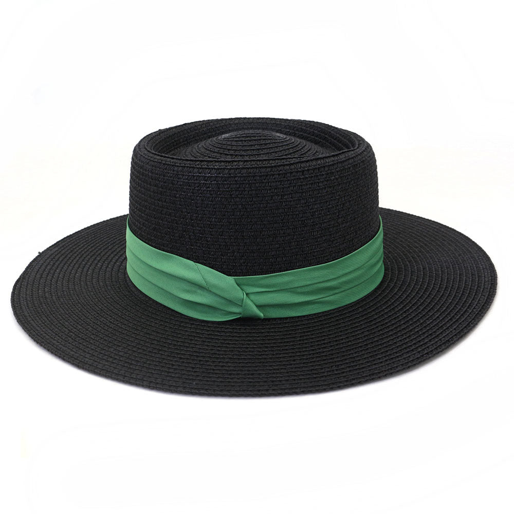 Breathable Sun Straw Boater Hat