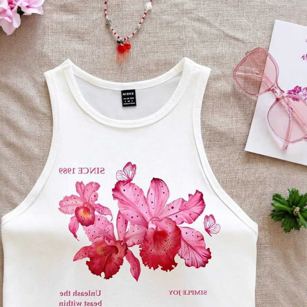 Cherry Print Tank Top