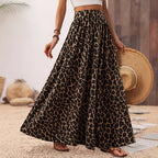 Women's Wide Waistband Voluminous Maxi Skirt